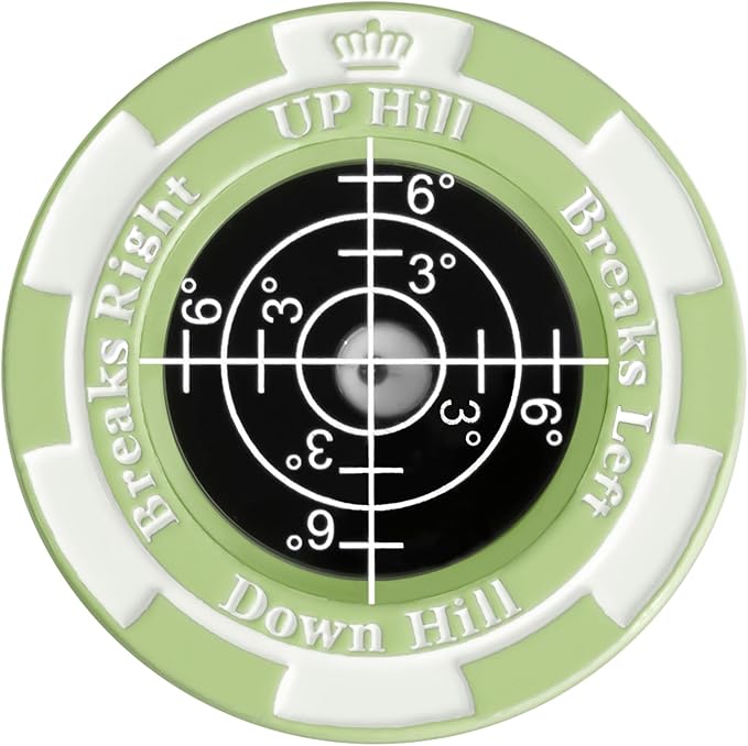 SlopeMaster ProGreen Reader - Golf Ball Marker with High Precision Green Reading Aid Golf Accessories for Men Women