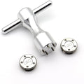 MOTONG 2 x 20g Custom Weights + Wrench for Titleist Scotty Cameron Newport, Button Back, My Girl, Select GoLo, Select Mid & Long, California, Kombi & Futura X (Silver)