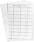 Golf Scorecards 20-Pack – Dual-Sided Tournament & Stats Tracking Score Card for 4 Players, USGA Size 3.9"x5.9", Premium White Paper – Ideal for Practice, Competitions & Gifts