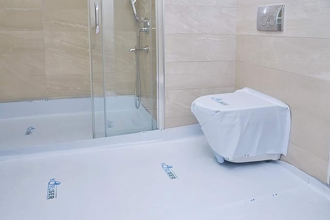 Temporary Floor Protection 36’’ x 100’ - Anti Slip, Easily Applied Save Your Time - 100% Paint Proof – Reusable Material,Coverage of 300 sqft!
