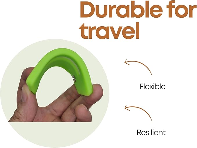 5 Pack Silicone Luggage Tag with Stainless Loop and Name Id Card, Perfect for Suitcases, Handbags and Luggage