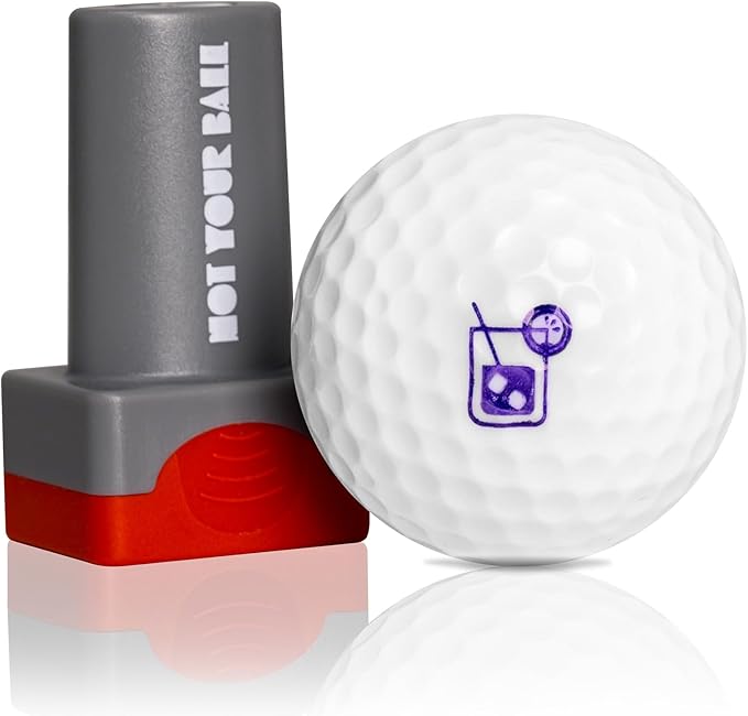 ZEETY Golf Ball Stamp Box Set - 3 Pack Self-Inking Golf Ball Stamper & Marker for Personalized Golf Ball Identification - Premium Golf Gifts & Accessories for Men Women Golfers