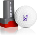 QUBI Golf Ball Stamp, Golf Ball Stamper, Self-Inking Golf Ball Stamp Marker to Identify Golf Balls, Golf Gift Golf Accessories for Men and Women Golfers