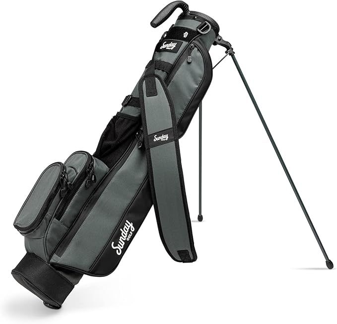 The Original Sunday Golf Loma Bag – Lightweight Golf Bag with Strap & Stand, Easy to Carry Pitch n Putt Stand Bag for Driving Range, Par 3 & Executive Courses, 31 Inches