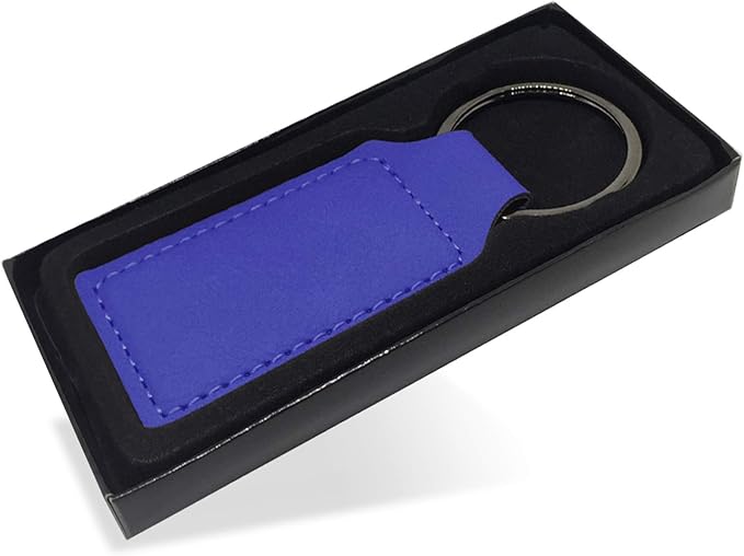 LaserGram Rectangle Keychain, Disc Golf, Personalized Engraving Included