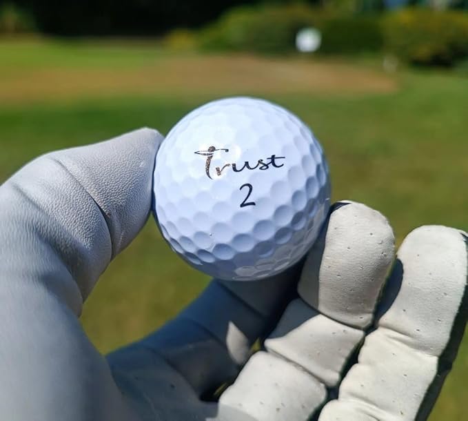 Trust Golf Ball I K8 Bison I Urethane Cover with Reactive Core I 3-Pcs I for Different Swing Speed I 12, 48, or 100 Balls I