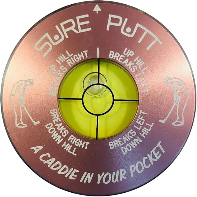Pro - Golf Putting Aid & Green Reader - Pink
