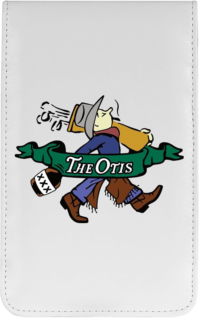 2thpart Astronaut Embroidery Golf Scorecard Holder & Yardage Book Cover, Pencil Included, Black, 7.1" x 4.4"