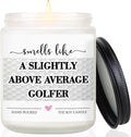 Funny Golf Gifts for Men Women Unique, Golf Birthday Gifts for Men Him Dad, Mens Golfing Gift, Golfing Accessories for Mens Golfers Stuff Christmas Fathers Day Ideas Decor, Lavender Scented Candle 7oz