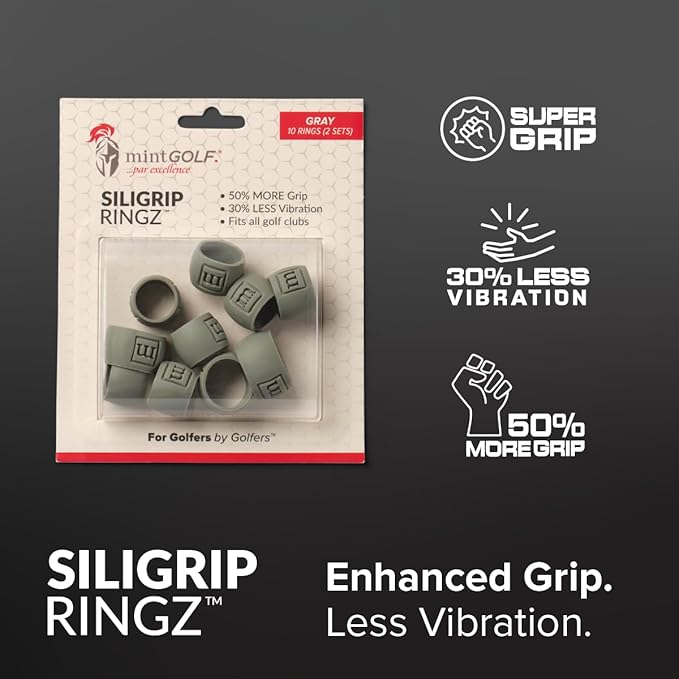 Golf Grip Bands Non-Slip Vibration Dampening Overgrip for Golf Clubs, Fits All Golf Clubs, Increase Grip & Reduce Vibration – Premium Golf Club Grips for Men & Women