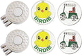 Golf Ball Markers with Hat Clips Value Sets for Men Women Golfer, Removable Attaches Easily to Golf Cap Premium Gifts