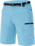 TACVASEN Men's Summer Outdoor Shorts Quick Dry Cargo Casual Work Hiking Shorts (NO Belt)