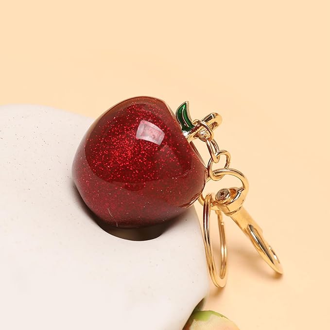 Fruit Bag Charm Purse Charms Keychain Strawberry Cherry Accessories Keychain For Women Birthday Valentine Day Gifts
