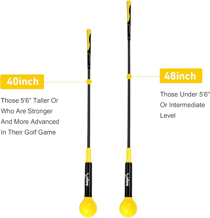 Golf Swing Trainer Aid and Correction for Strength Grip Tempo & Flexibility Training Suit for Indoor Practice Chipping Hitting Golf Accessories