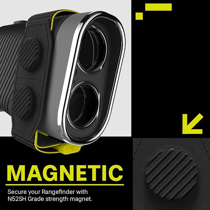 Spigen MAG-iT Magnetic Golf Rangefinder Strap Designed for AirTag/TagMe Tracker and GPS for Golf Cart