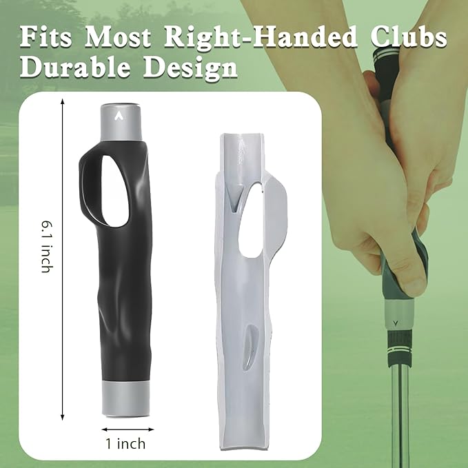 Golf Training Kit with Arm Band, Wrist Strap & Grip Trainer, Golf Wrist Training Aid for Swing Alignment, Muscle Memory and Warm-Up, Indoor/Outdoor Gift for Beginners, Men & Women