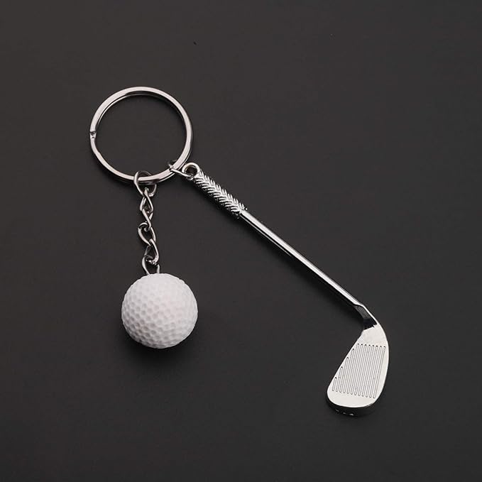 CHOORO Golfer Gift Golf Keychain Golf Ball Jewelry Golf Lovers Gift Golf Team Gift Golf Coach Players Gift