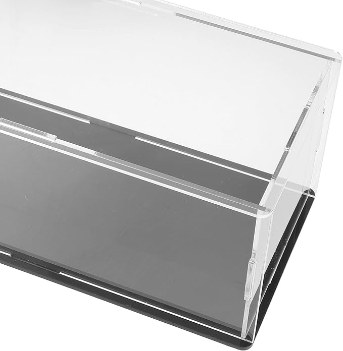 Wakauto Acrylic Golf Ball Display Case Dustproof Transparent Holder Compact Storage Box for Home and Office Decorative Softball Accessory