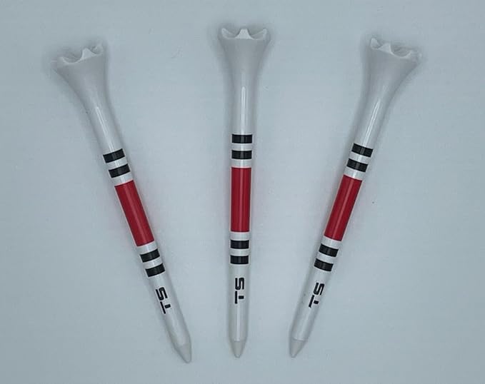 TRUESTRIKE Premium USA Golf Tees – 100-Pack Durable 3¼" / 2¾" Plastic Tees – Made in USA – Perfect Holiday Golf Gift