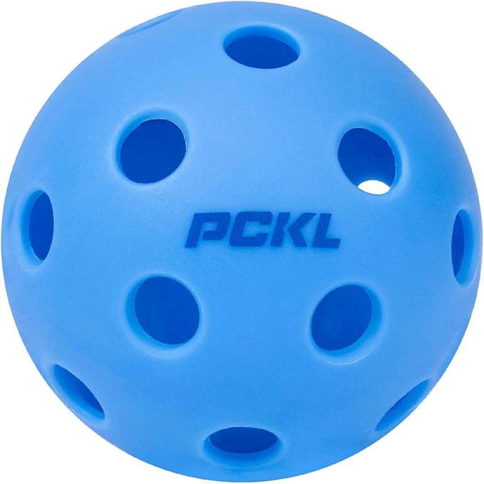 PCKL Optic Speed Pickleball Balls | Choose Indoor or Outdoor Pickleballs | USAPA Tournament Aproved | 4 Pack Crack-Resistant