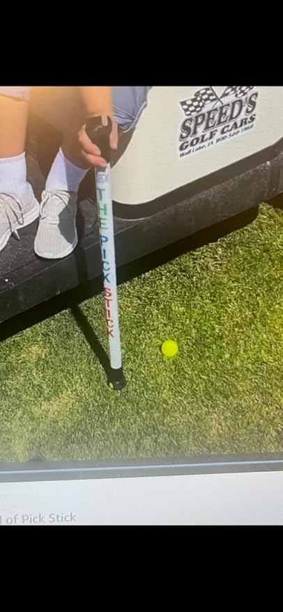 NO TARIFFS. Made in Iowa USA!-22” Double Headed Golf Ball Scramble Pick UP Stick from Golf CART. Great PRIZES for Scramble Play. Works Better Than A Suction Cup.