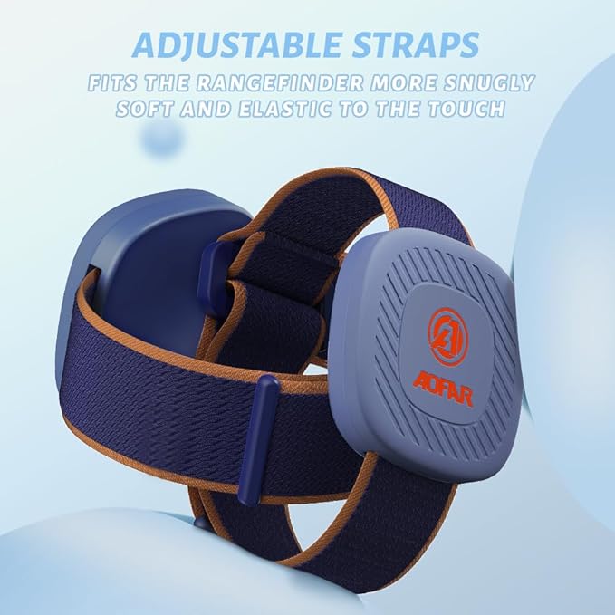 AOFAR Magnetic Golf Rangefinder Holder Mount Strap, Strong Magnet, Adjustable Range Finder Mount/Holder/Strap/Band, Attaches to Golf Cart Rails/Frames and Golf Clubs