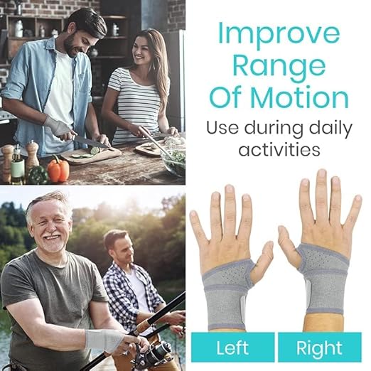 Vive Wrist Wrap Braces (2 Pack) - Tendonitis Support for Carpal Tunnel Arthritis - Sprained Pain Protection Sleeve - Weightlifting & Calisthenics Compression Stabilizer for Women, Men - Adjustable
