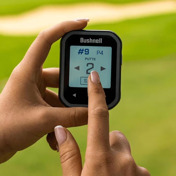 Bushnell Golf Phantom 3 Slope GPS Handlheld (Black) | 38,000+ Courses, Slope Compensation, Hazard Info, Distance Calculator, Scorekeeping, Magnet Mount, Touchscreen | Signature Series Gift Bundle