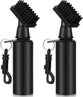 2 Pack Club Cleaner Groove Tube Golf Brush With Leakproof Reservoir, Squeeze Bottle for Easy Cleaning, 7 Inches Tall