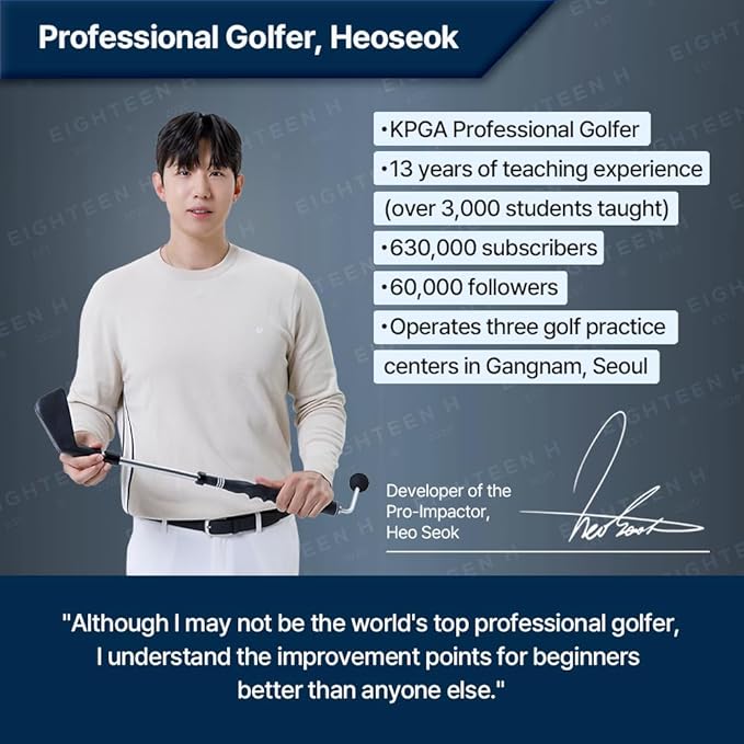 Proimpactor Golf Swing Trainer New Pro Heoseok