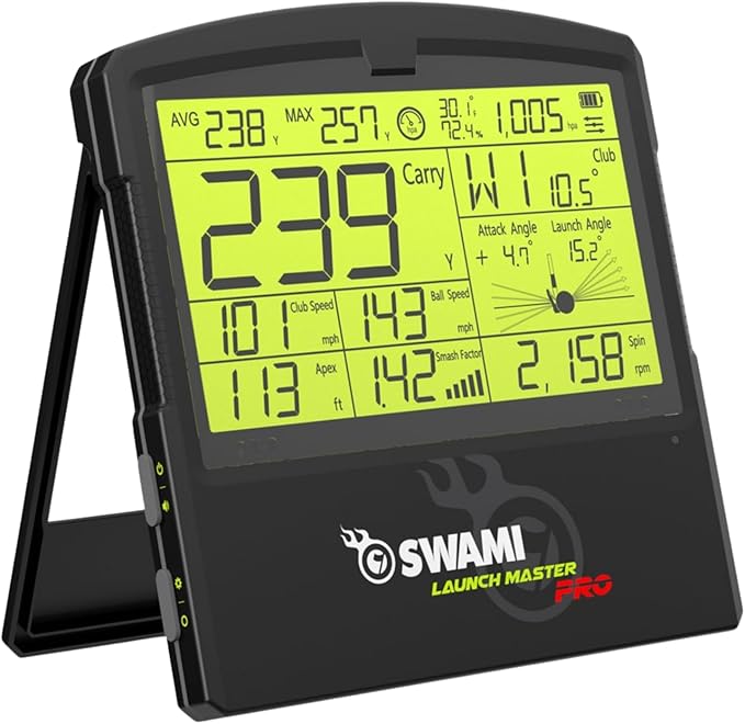 Izzo Golf Swami Launch Master Pro Golf Launch Monitor