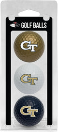 Team Golf NCAA Regulation Size Golf Balls, 3 Pack, Full Color Durable Team Imprint
