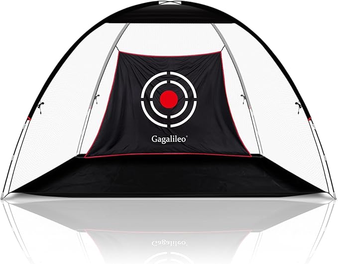 Gagalileo Golf Target Cloth: Protective Net Portable Easy Setup with S-Hooks & Ropes Indoor Outdoor Practice All Golfers Training Accuracy for Backyard Garage