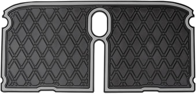 Xtreme Mats Bag Well Mat Rubber Liner Insert Protects Plastic Surfaces from Scuffs for EZGO 2016-2022 RXV Models - Grey Trim