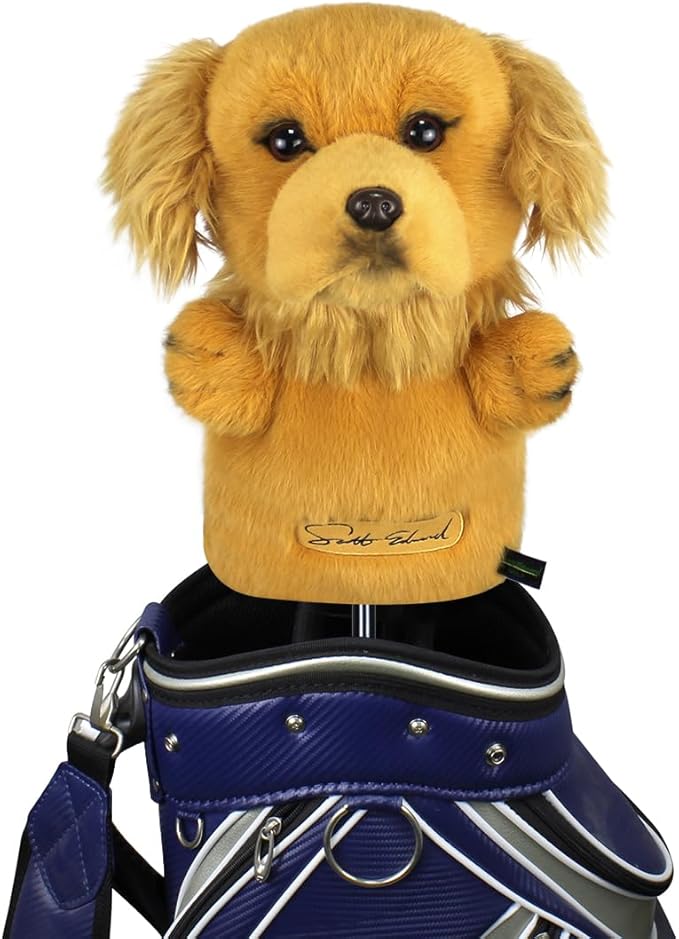 Scott Edward Golf Club Cover Fit Well for Driver or Fairway Wood Golf Club, Funny Cute Animal Design Soft Functional Golf Headcover Stylish Protection for Your Clubs for Men and Women