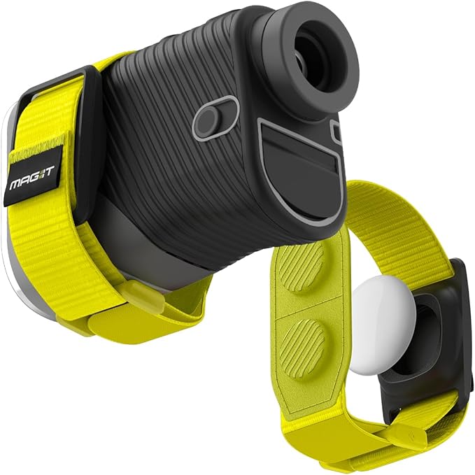 Spigen MAG-iT Magnetic Golf Rangefinder Strap Designed for AirTag/TagMe Tracker and GPS for Golf Cart