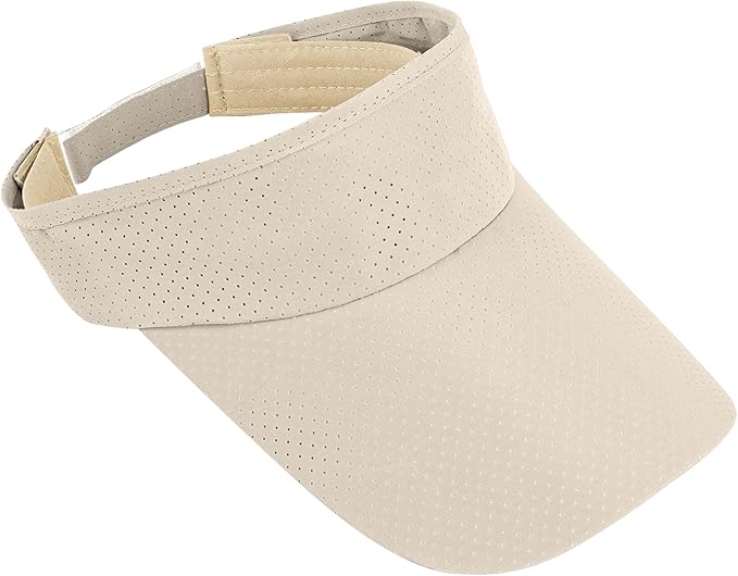 Sportmusies Sun Sport Visors Hat Fits Men Women, Running Golf Beach Cap Extra Long Brim Quick Dry Summer