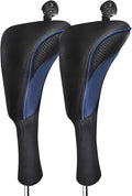 FINGER TEN Golf Club Head Covers for Hybrids Long Headcover Interchangeable Accessories for Ultimate Club Protection