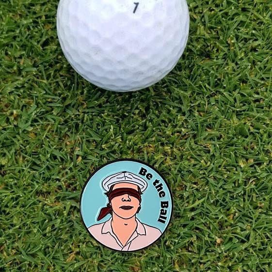 Balanced Co. Bushwood Golf Hat Clip with Enamel Magnetic Ball Marker