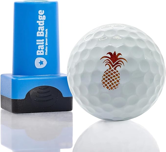 Ball Badge - Golf Ball Stamp (The Icon Series), Golf Ball Marker, Reusable Golf Ball Marking Tool to Identify Golf Balls