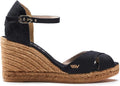 VISCATA Aiguablava Canvas Wedges with Ankle Strap
