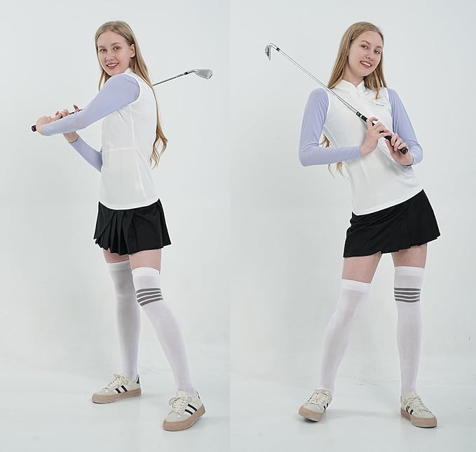 Women's Golf Sleeves Cooling Shawl for Riding,Golfing,Driving Outdoor Sports Arm Sleeves