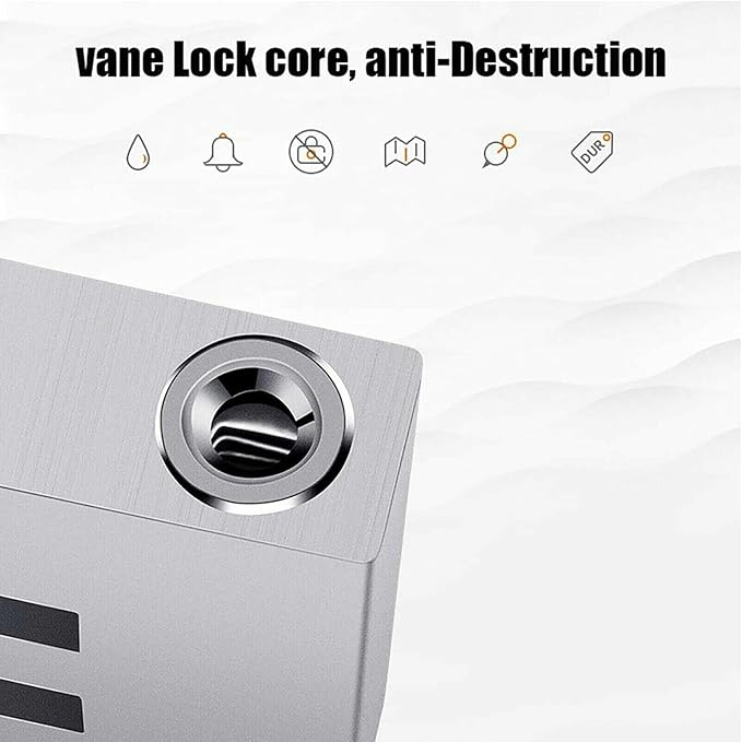 Vechkom Anti-Theft Auto Stainless Steel Clutch Lock Vehicle Security Protection Supplies Car Brake Lock