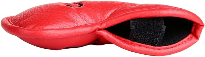 SEACLOUD 10Pcs Golf Skull Thick Synthetic Leather Iron Head Covers for Golf Iron Club Head Protectors