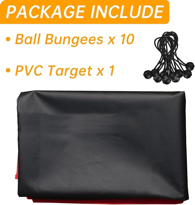 Gagalileo Batting Cage Backstop: Heavy-Duty Padding Vinyl Target with Strike Zone for Baseball & Softball Net Protector for Backyard & Training Facility