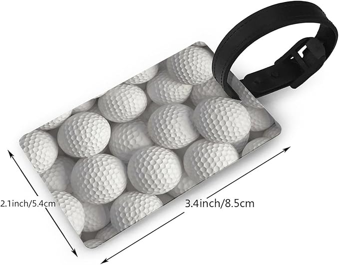 Golf Luggage Tag Suitcase Identify Labels Personalized Travel Bag Tag 2.5X4.1Inch