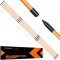 Professional 2 or 3 or 4 Pack Collapsible Golf Alignment Sticks, Premium 40" Alignment Golf Stick Ideal for Aiming, Putting and Swing Practice