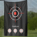 Golf Cage Practice Hitting Net,10x7ft Heavy Steel Frame with 2 Net Side Barriers,for Backyard Driving Chipping Swing Training, Home Range for Indoor& Outdoor.