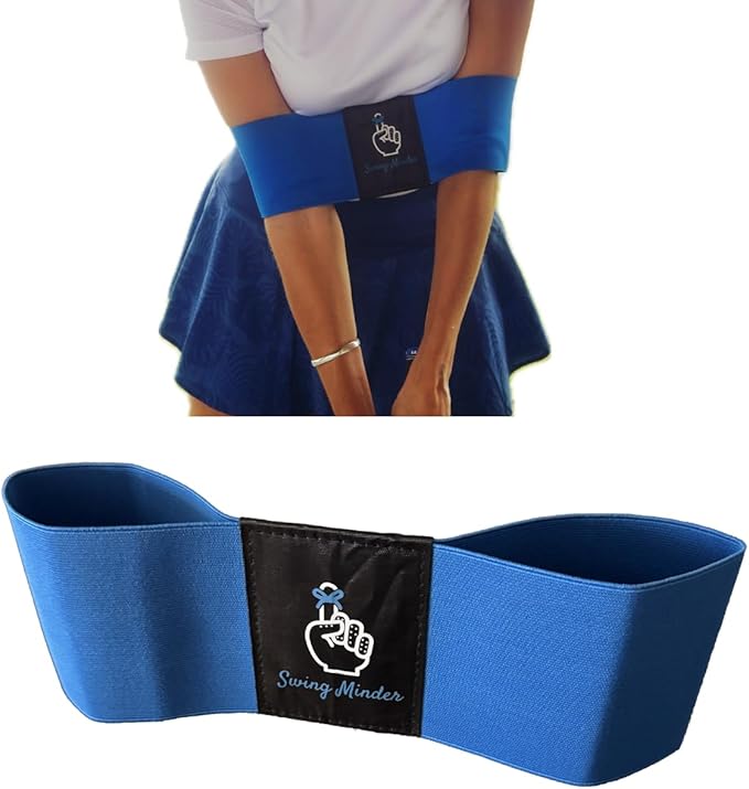 Swing Minder Connect Correct Golf Arm Band Training Aid for Swing Correcting - Portable Golf Swing Trainer Aid for Right/Left Handers