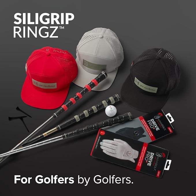 Golf Grip Bands Non-Slip Vibration Dampening Overgrip for Golf Clubs, Fits All Golf Clubs, Increase Grip & Reduce Vibration – Premium Golf Club Grips for Men & Women